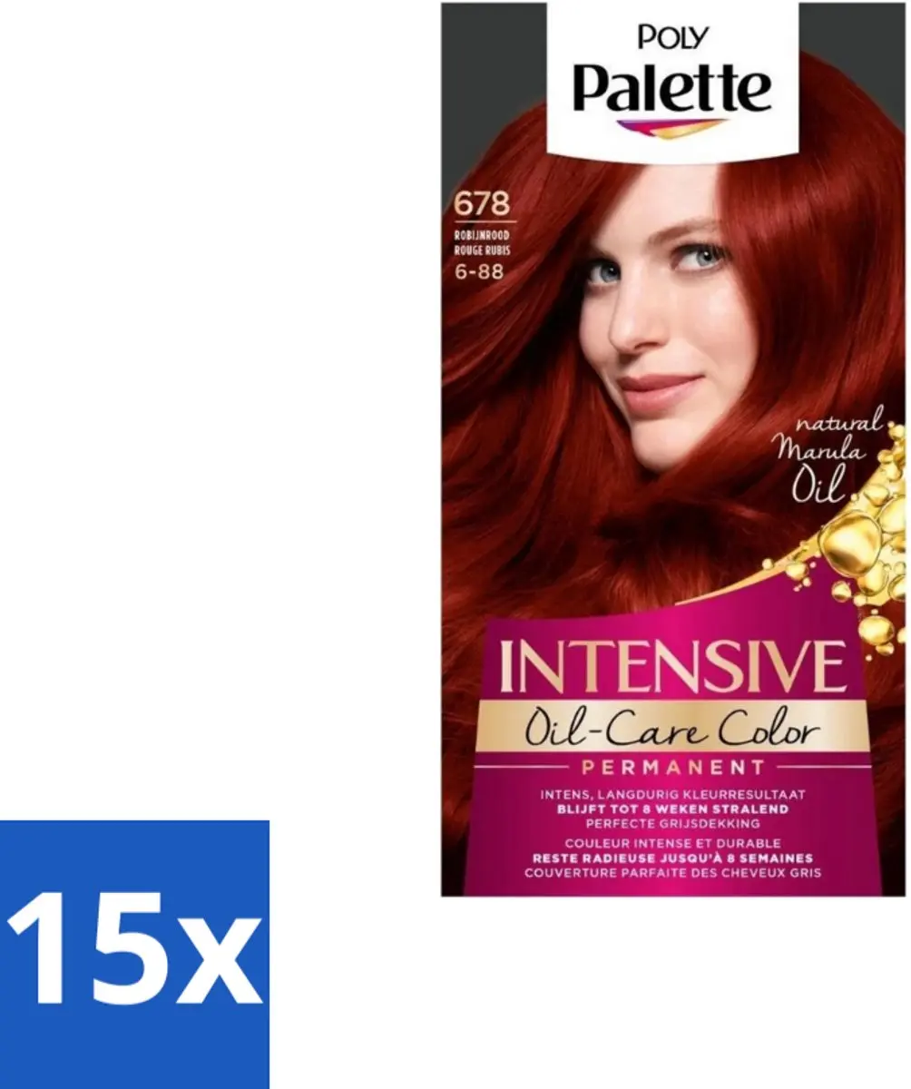 Schwarzkopf Poly Palette Haarverf 678 Robijnrood