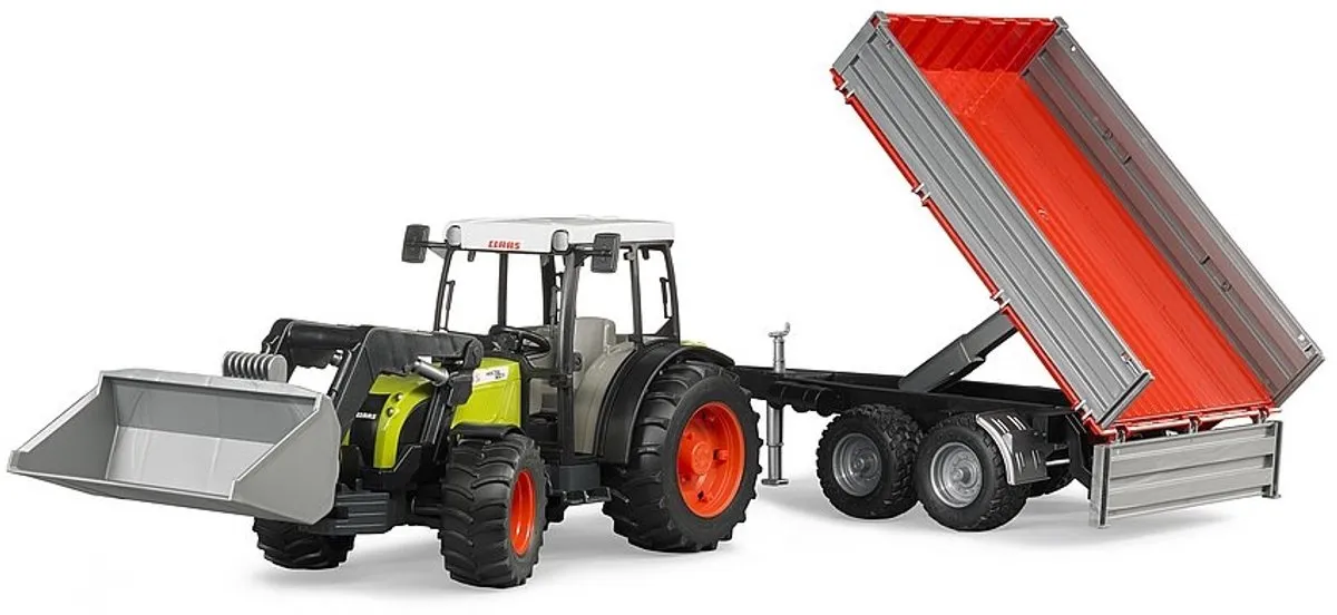 Bruder Claas Nectis 267 F Tractor met Voorlader - BR2112 Groen