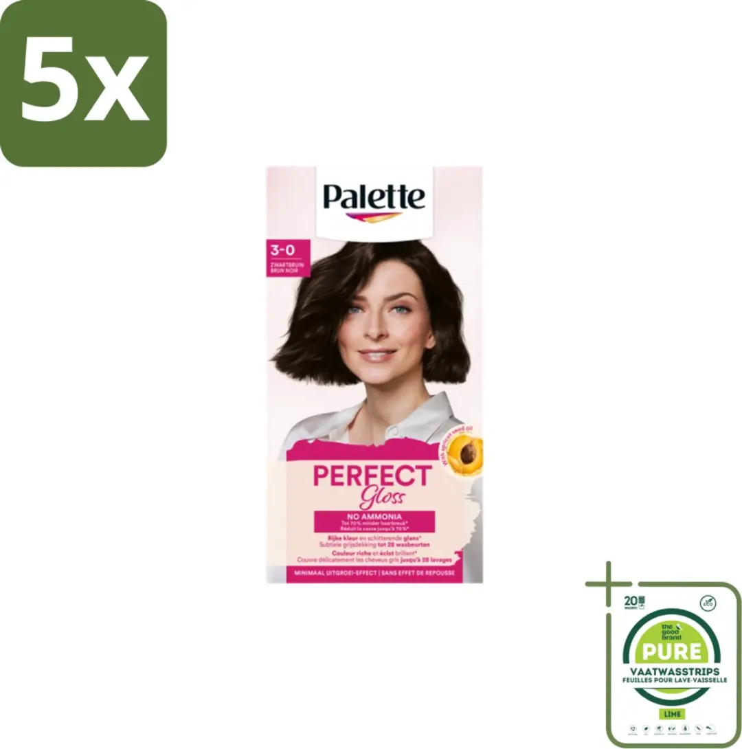 Schwarzkopf Poly Palette Perfect Gloss Haarverf 3-0 Zwartbruin