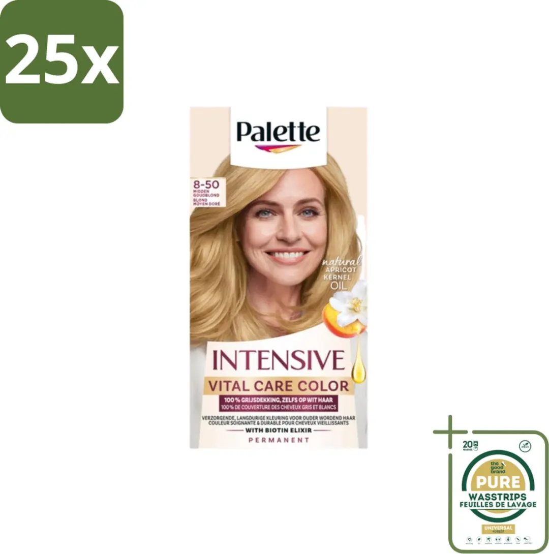Schwarzkopf Poly Palette 8-50 Midden Goudblond Haarverf