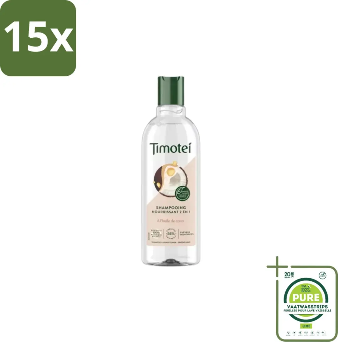 Timotei Nourrissant 2in1 Shampoo 300ml - 15 Stuks