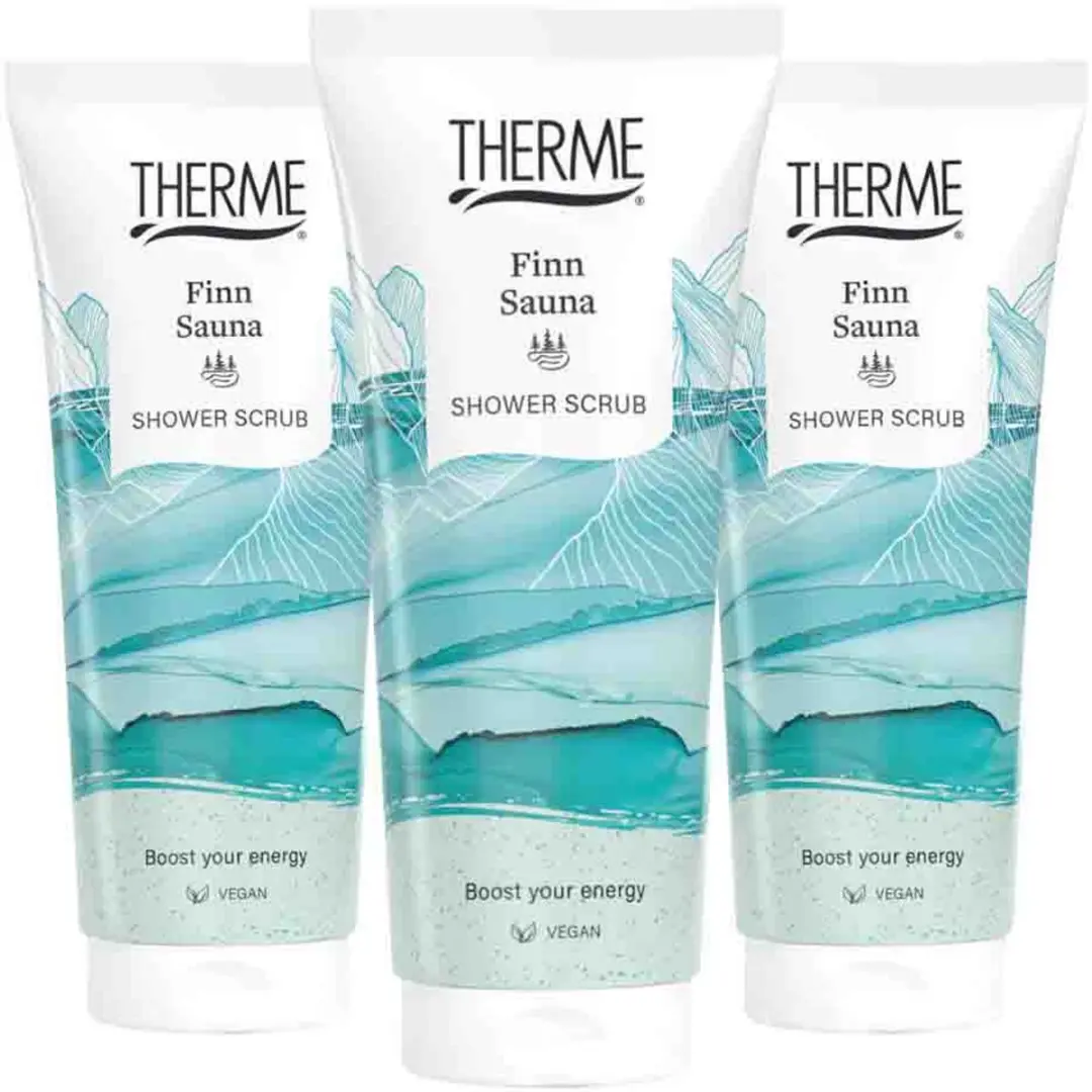 Therme Finn Sauna Shower Scrub - 3x200ml - afbeelding 6 van 6