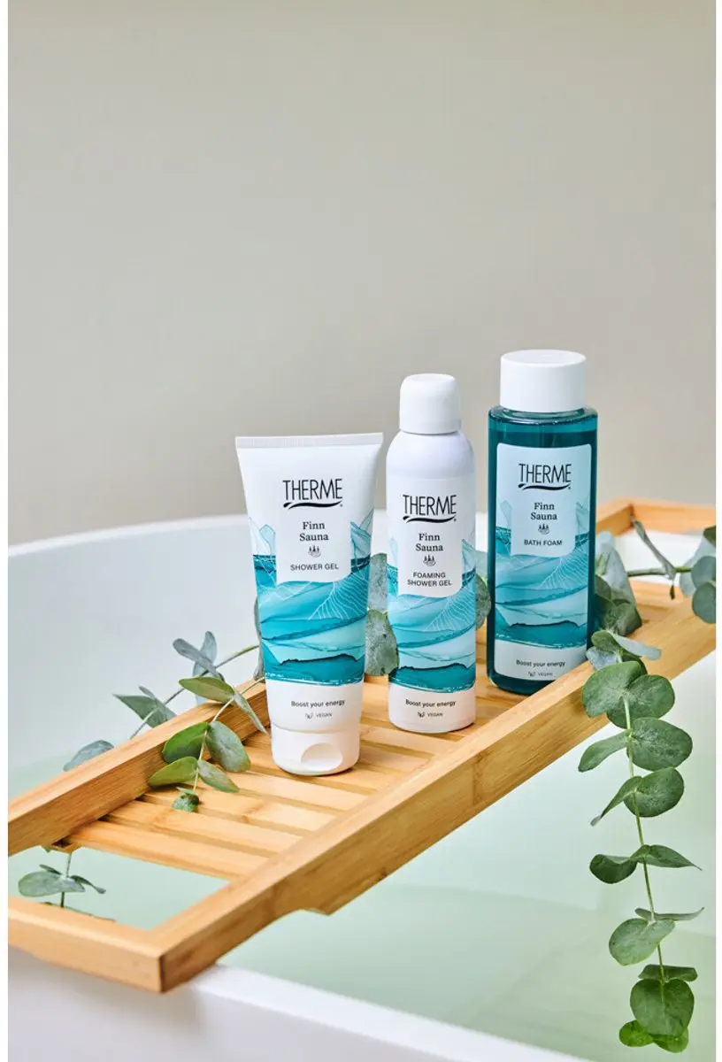 Therme Finn Sauna Shower Scrub - 3x200ml