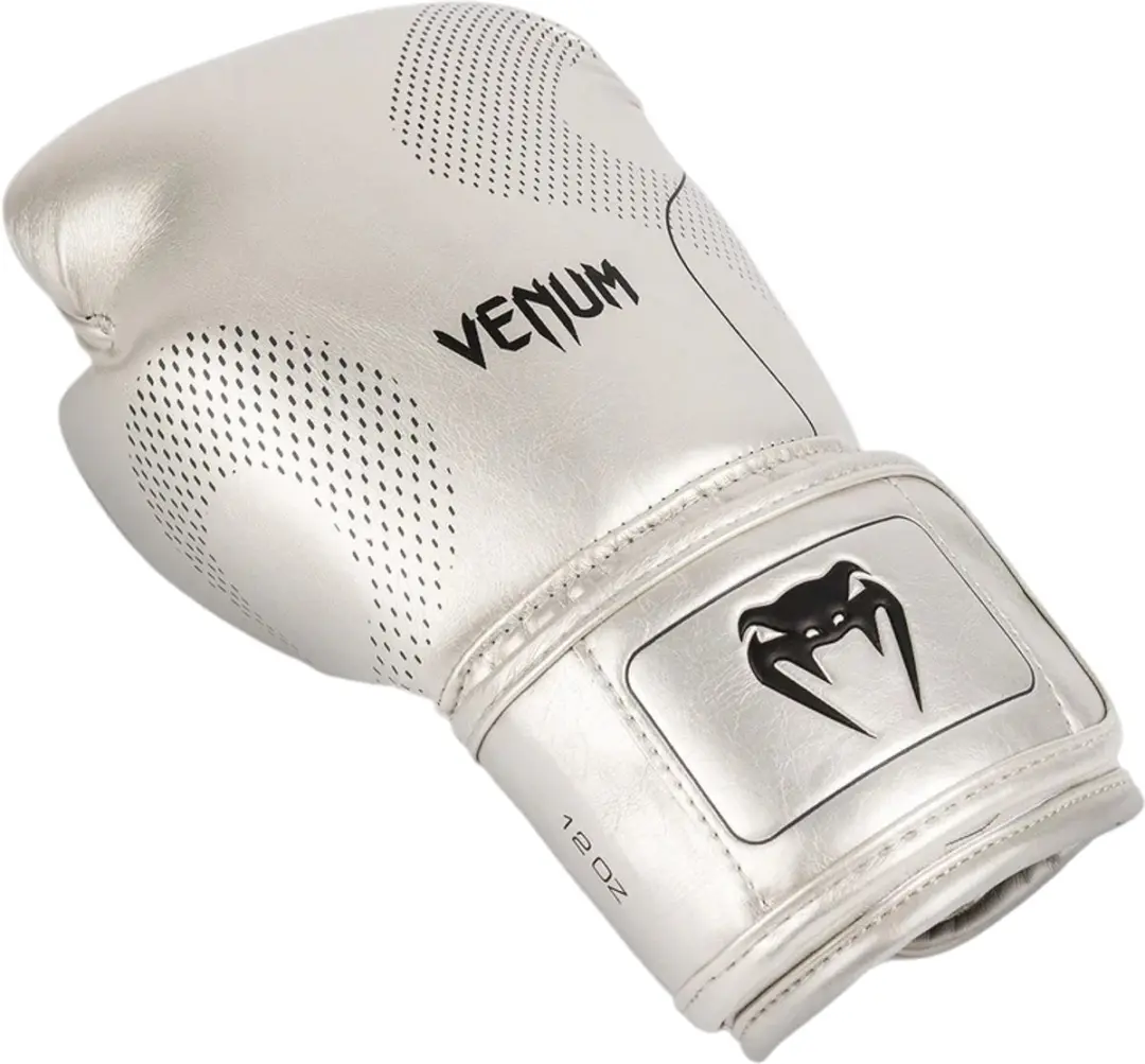 Venum Nexus Bokshandschoenen - 14oz - Zilver/Zwart - Premium Kunstleder - Triple Density Foam