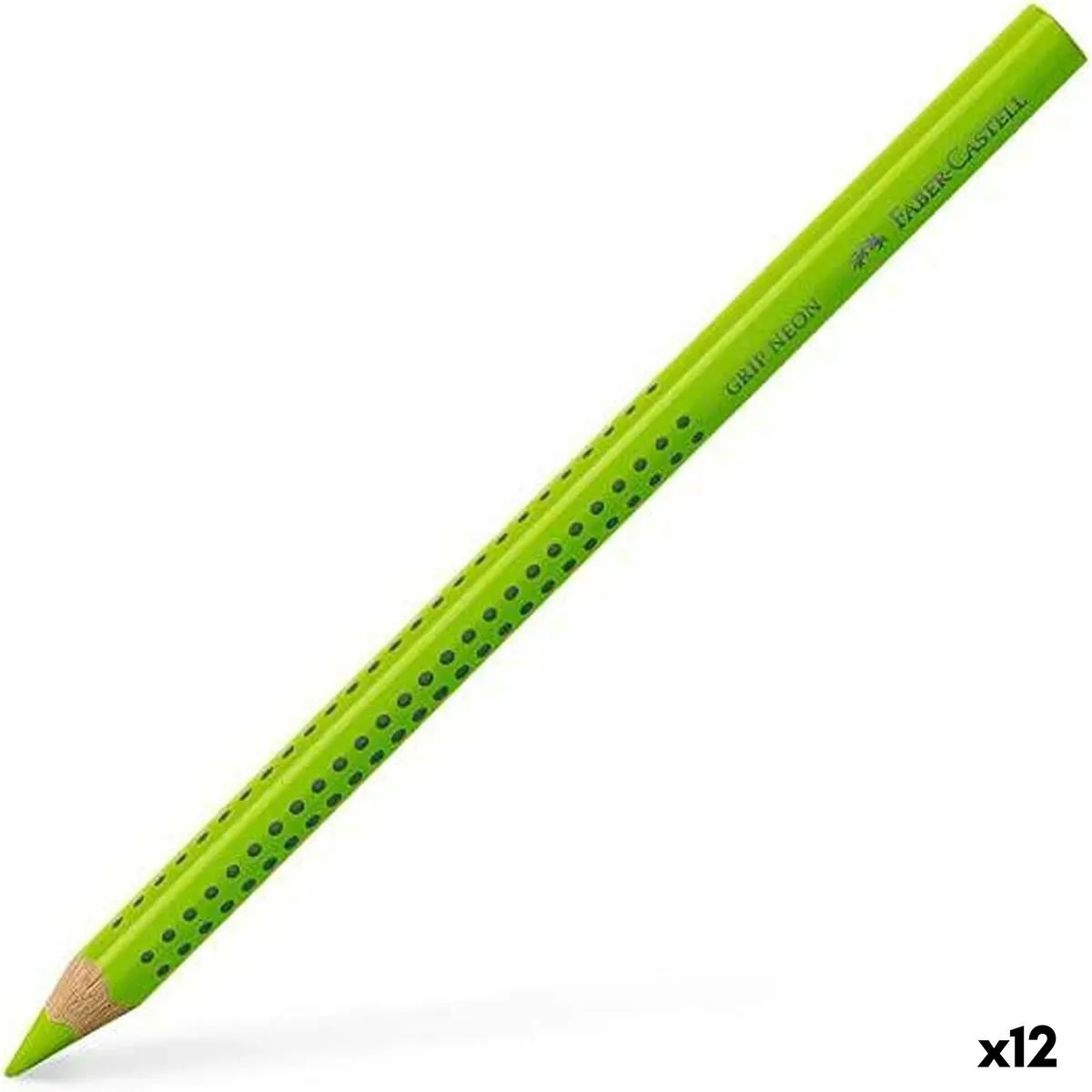Faber-Castell Jumbo Lichtgroen Potlood - 12 Stuks