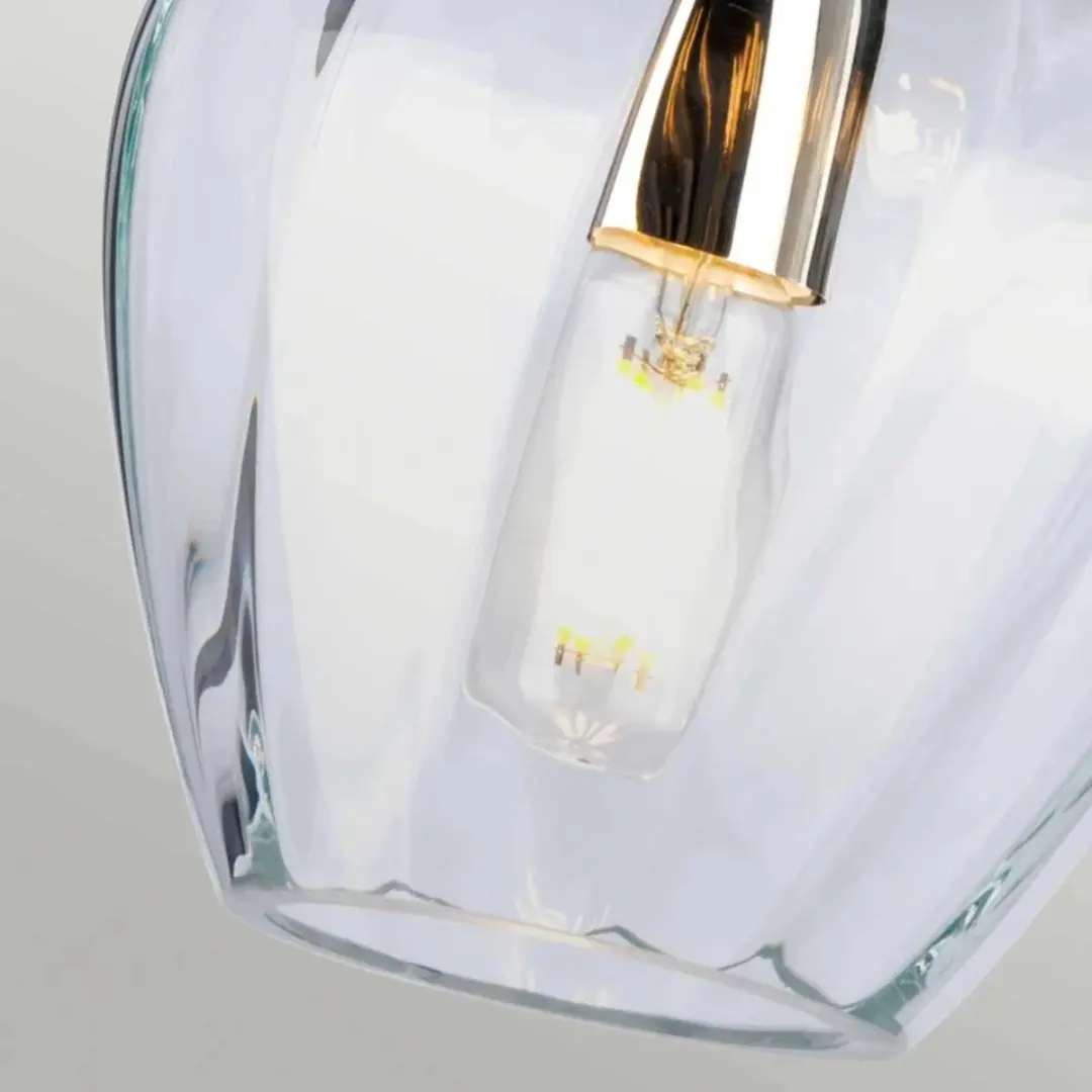 Elstead LED Hanglamp Tiber E27 60W - Dimbaar - Polished Nickel
