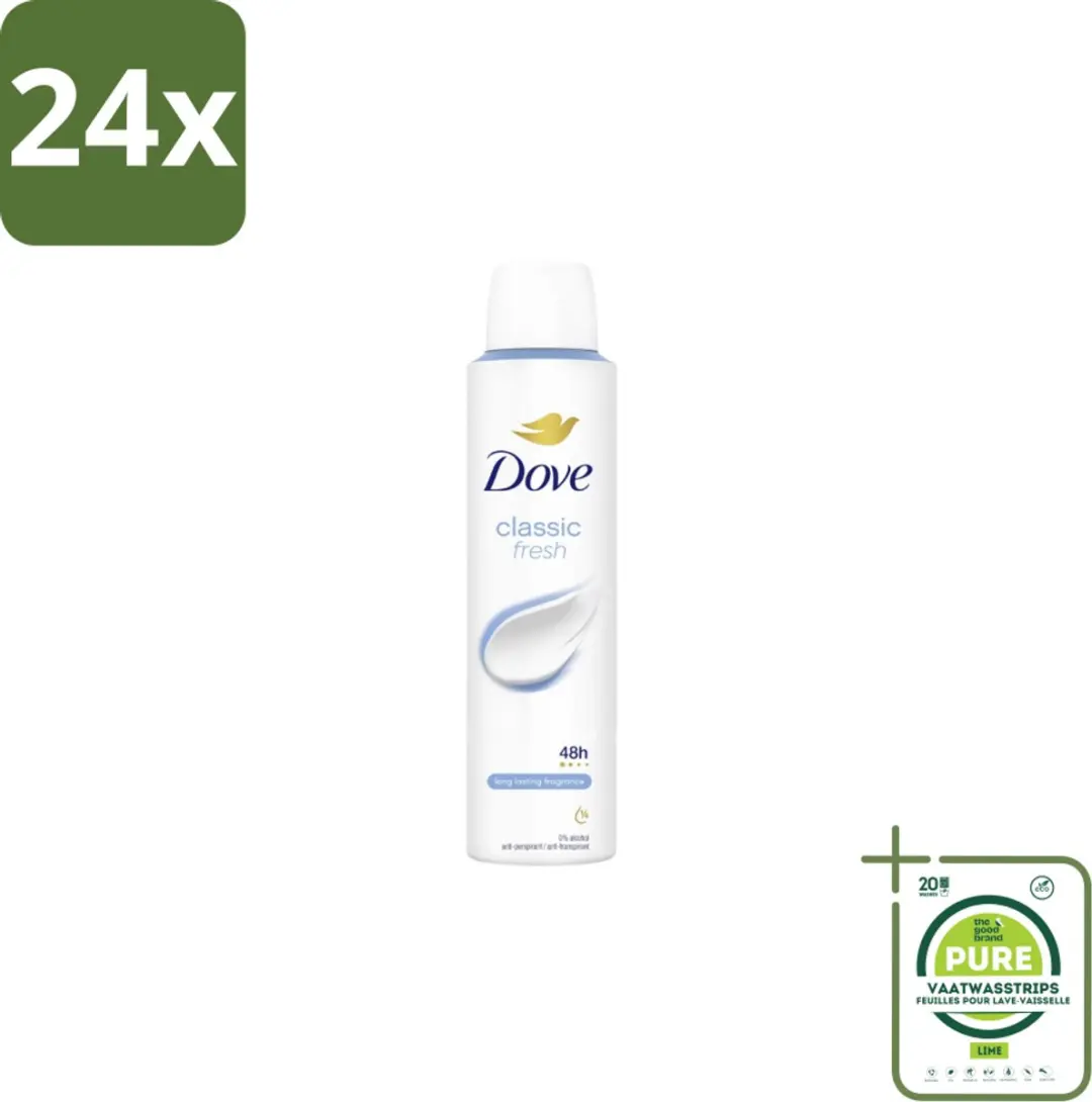 Dove Classic Fresh Deodorant Spray 200ml