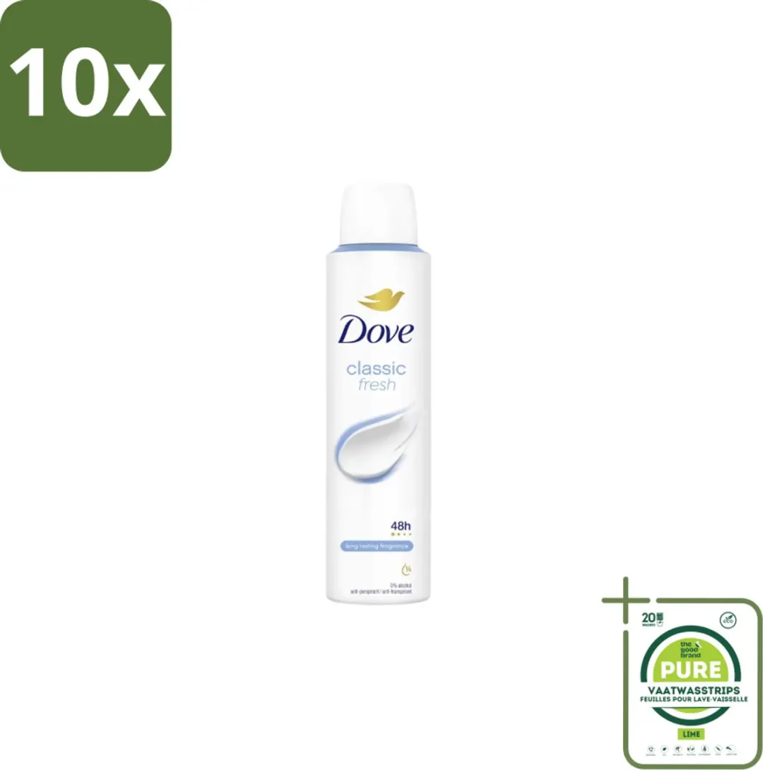 Dove Classic Fresh Deodorant Spray 200ml