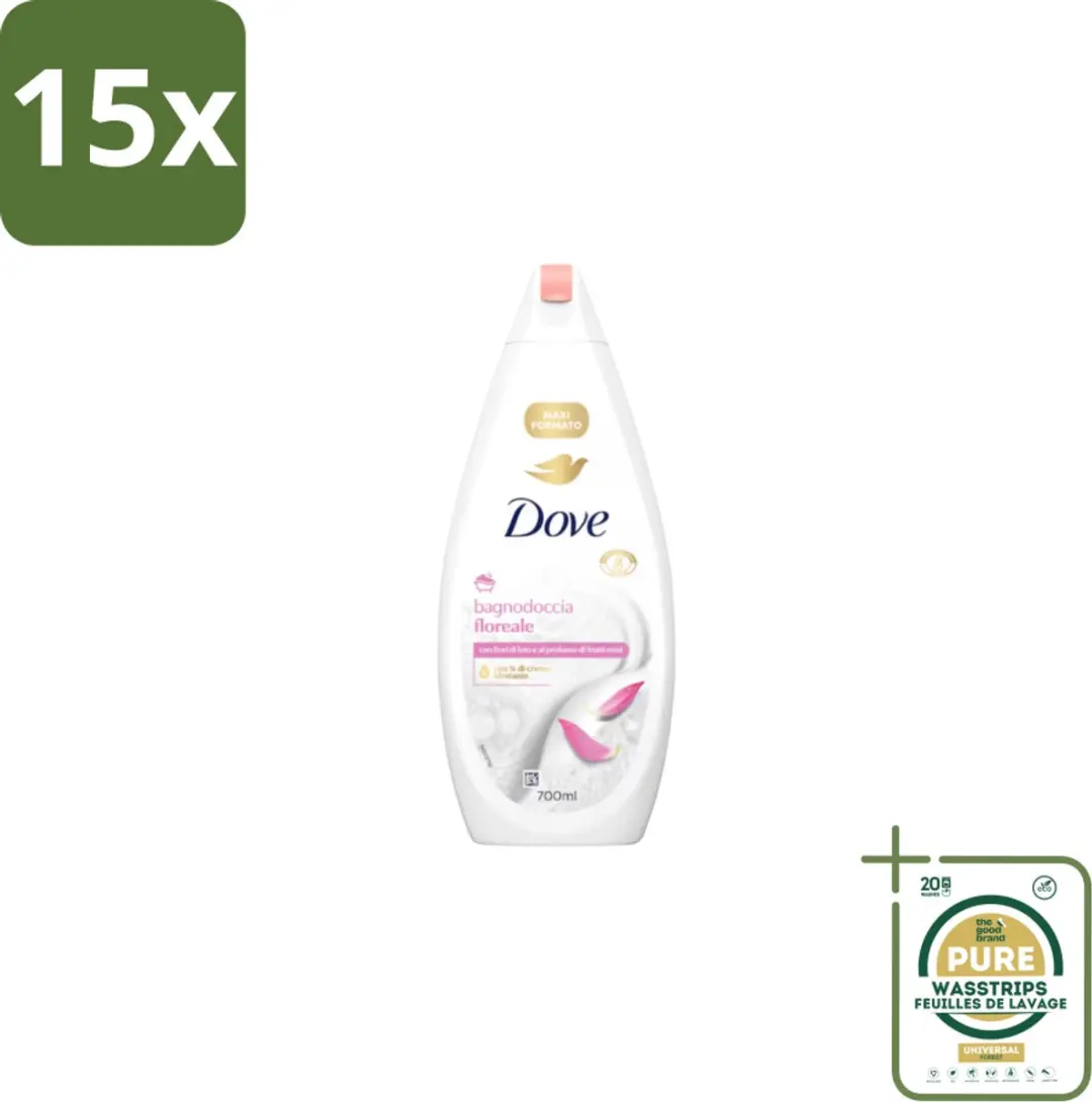 Dove Badcrème Soothing Almond Oil & Hibiscus 720ml