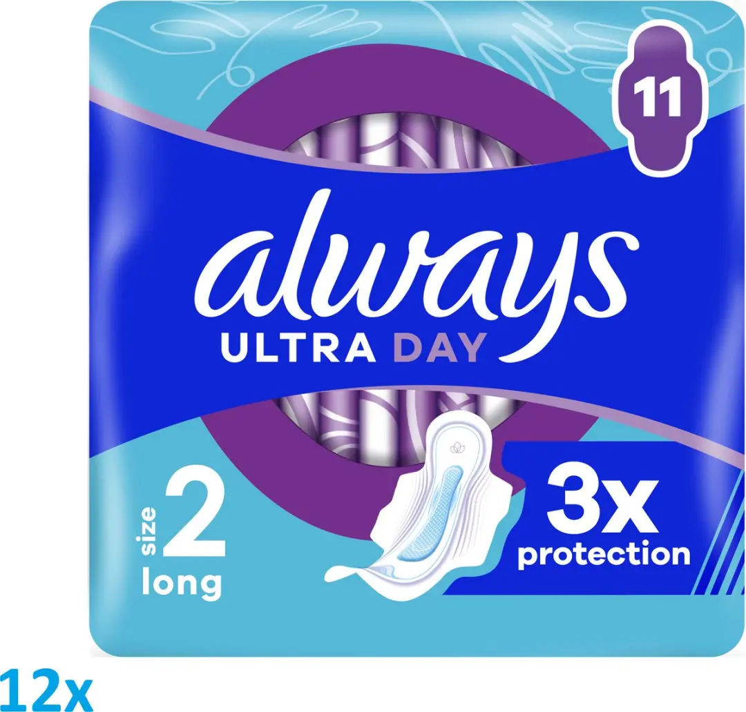 Always Ultra Day Long Maandverband Maat 2