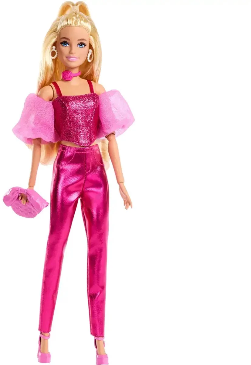 Barbie Deluxe Stijl Pop Metallic Roze JFP40