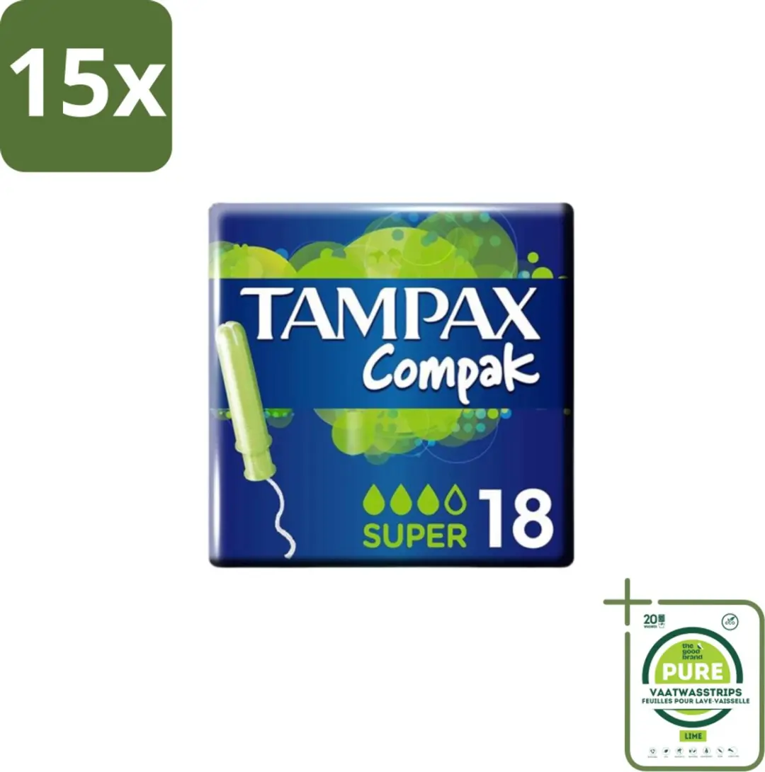 Tampax Compak Super Tampons