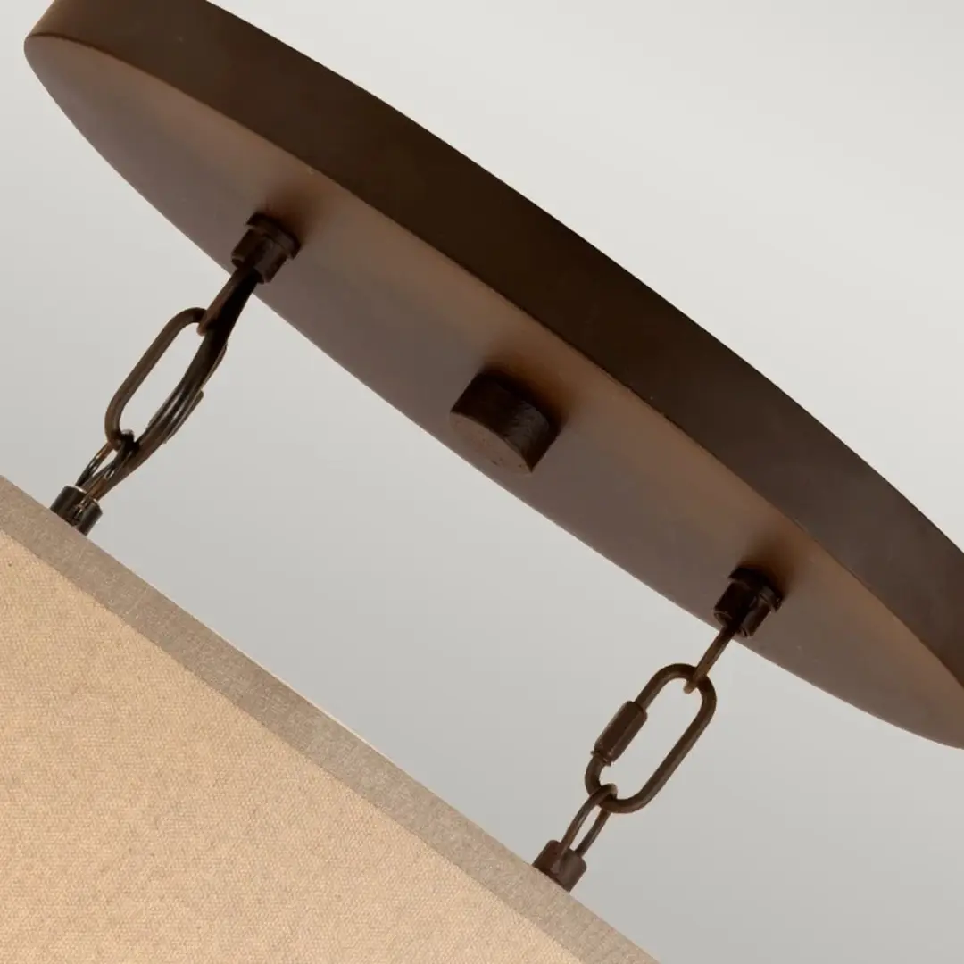 Elstead Taiko LED Hanglamp 5x E27 60W - Dimbaar - Olde Bronze