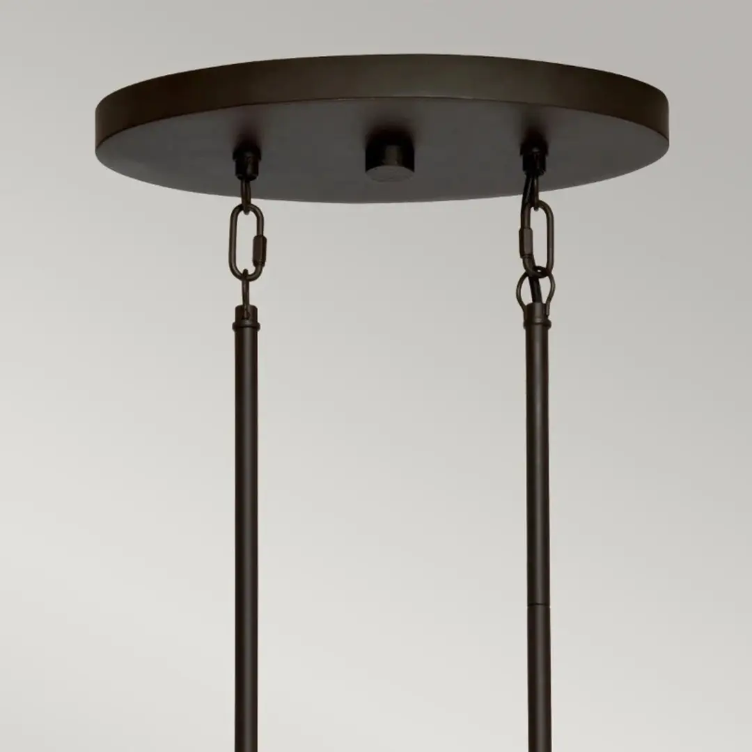 Elstead Taiko LED Hanglamp 5x E27 60W - Dimbaar - Olde Bronze