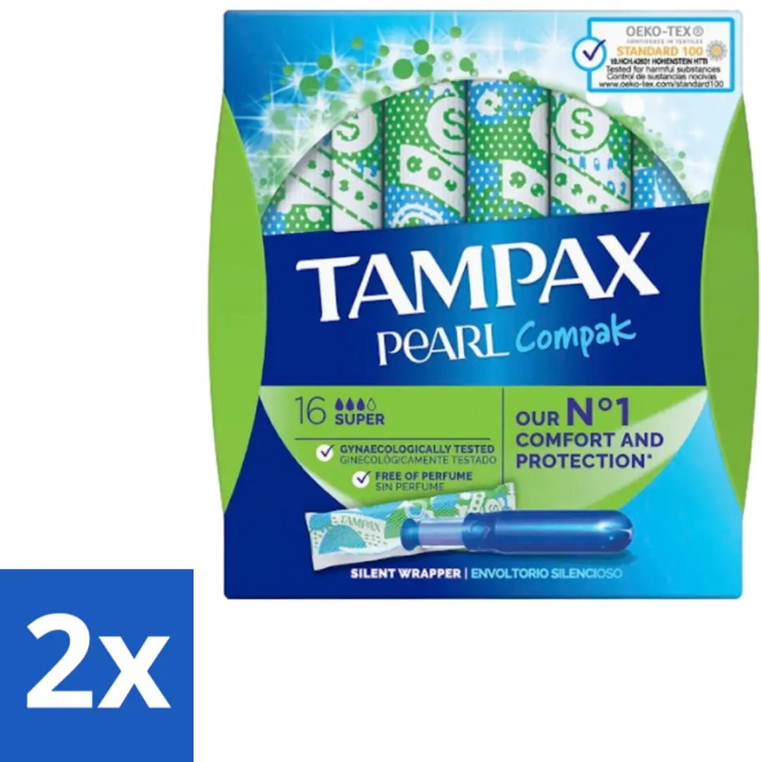 Tampax Pearl Compak Super Tampons