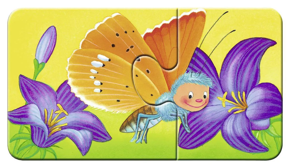 Ravensburger Dieren in de tuin My First Puzzels 9x2 Stuks - Multicolor - afbeelding 4 van 6