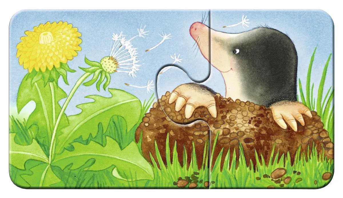 Ravensburger Dieren in de tuin My First Puzzels 9x2 Stuks - Multicolor - afbeelding 5 van 6