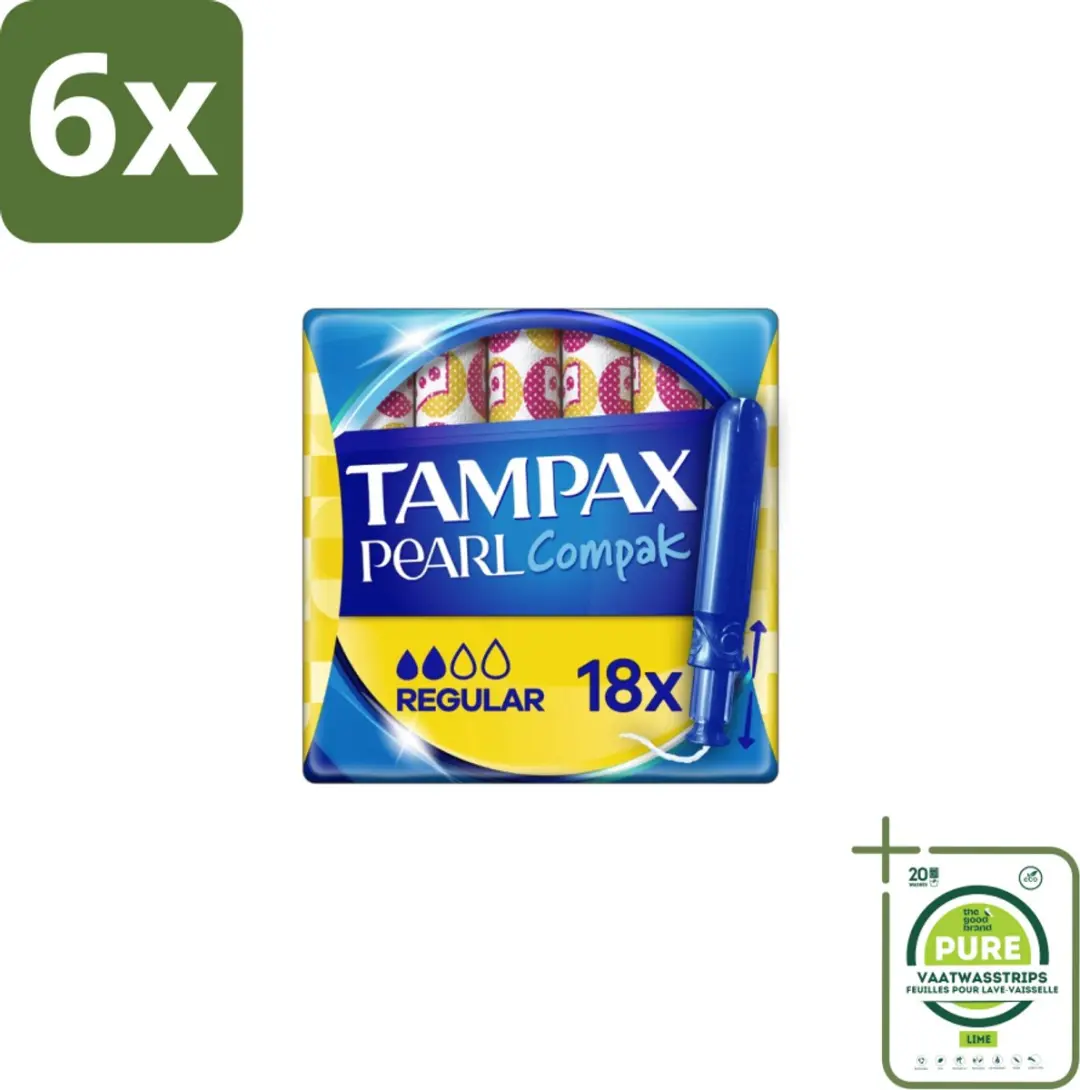 Tampax Pearl Compak Tampons Regular
