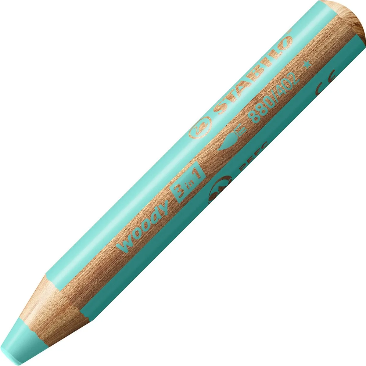 STABILO Woody 3in1 Pastel Blauw Potlood