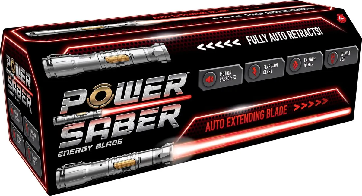 Goliath Power Saber Rood - Verkleedaccessoire 90cm