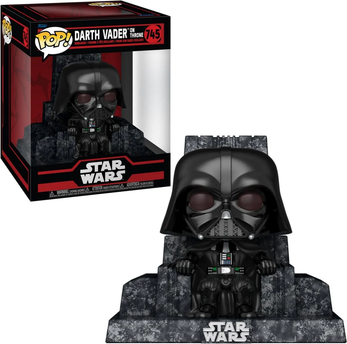 Funko Pop! Darth Vader op Troon Star Wars Vinylfiguur 745 - Multicolor