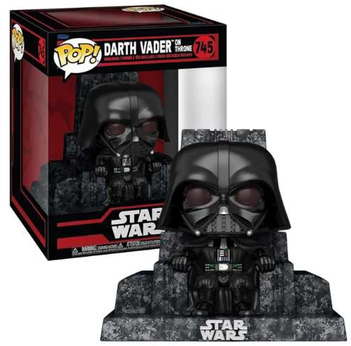 Funko Pop! Darth Vader op Troon Star Wars Vinylfiguur 745 - Multicolor