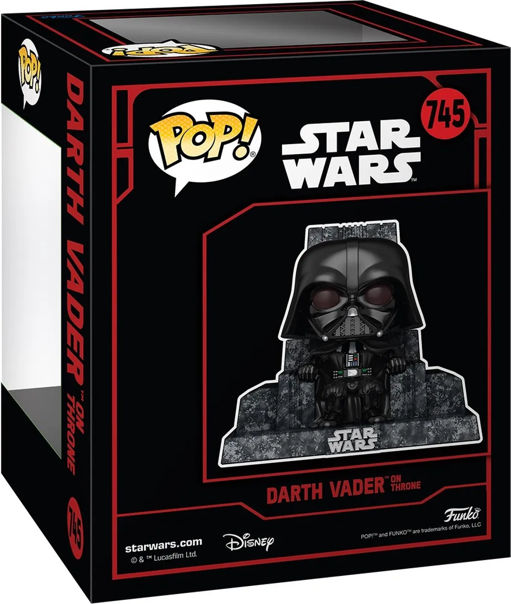 Funko Pop! Darth Vader op Troon Star Wars Vinylfiguur 745 - Multicolor