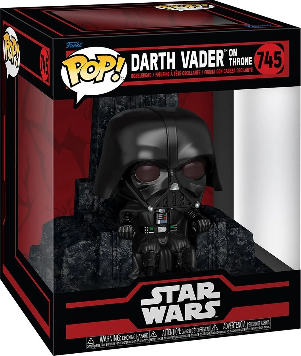 Funko Pop! Darth Vader op Troon Star Wars Vinylfiguur 745 - Multicolor
