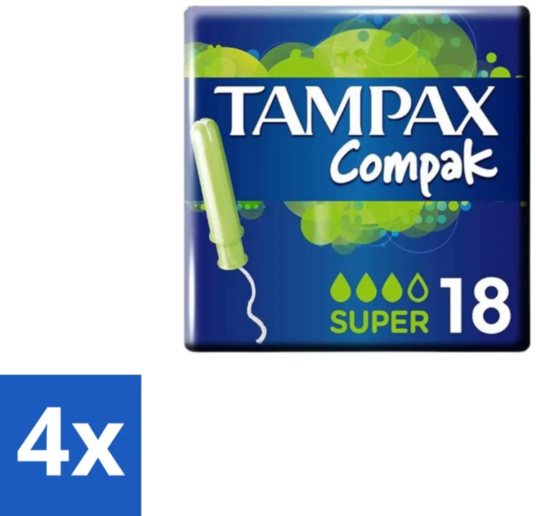 Tampax Compak Super Tampons