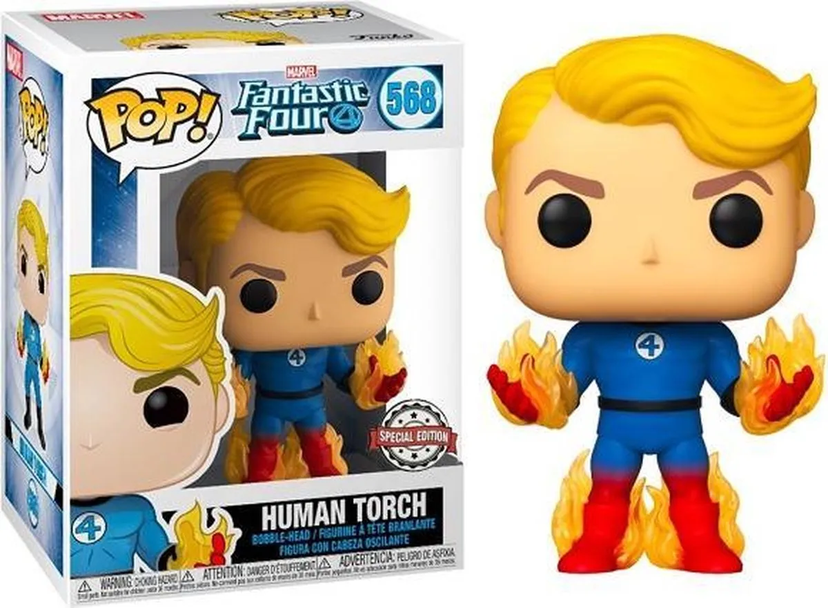 Funko Pop! Marvel Fantastic Four Human Torch #569
