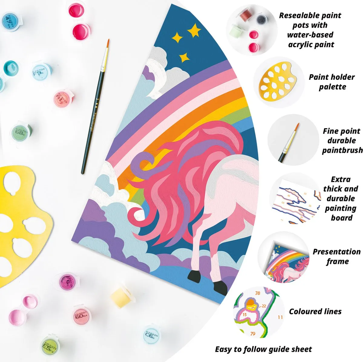 Ravensburger Pink Unicorn Neon