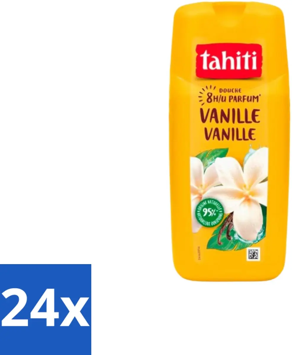 Tahiti Douchegel Vanille 315ml - 24 Stuks
