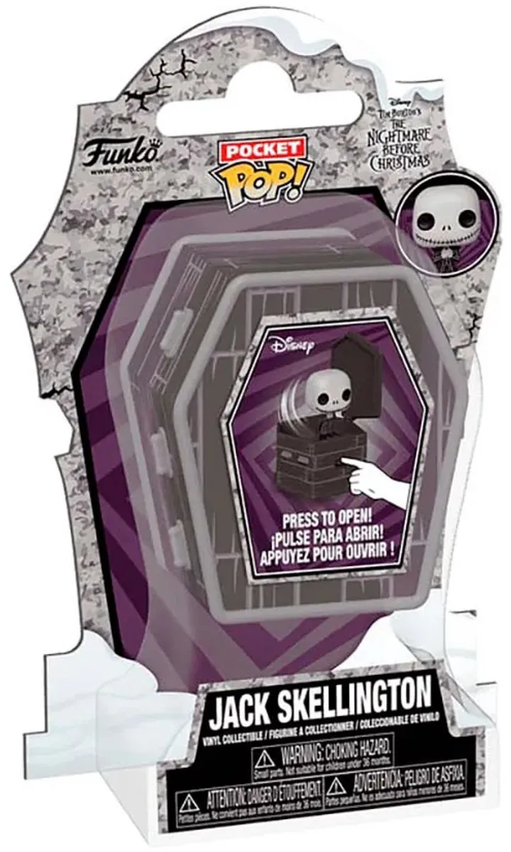 Funko The Nightmare Before Christmas Jack Skellington Pocket POP! - 6cm - Multicolor