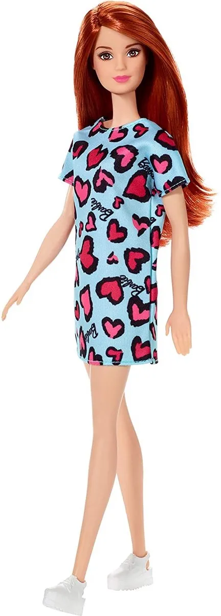 Barbie Pop Trendy Paarse Jurk Met Vlinders