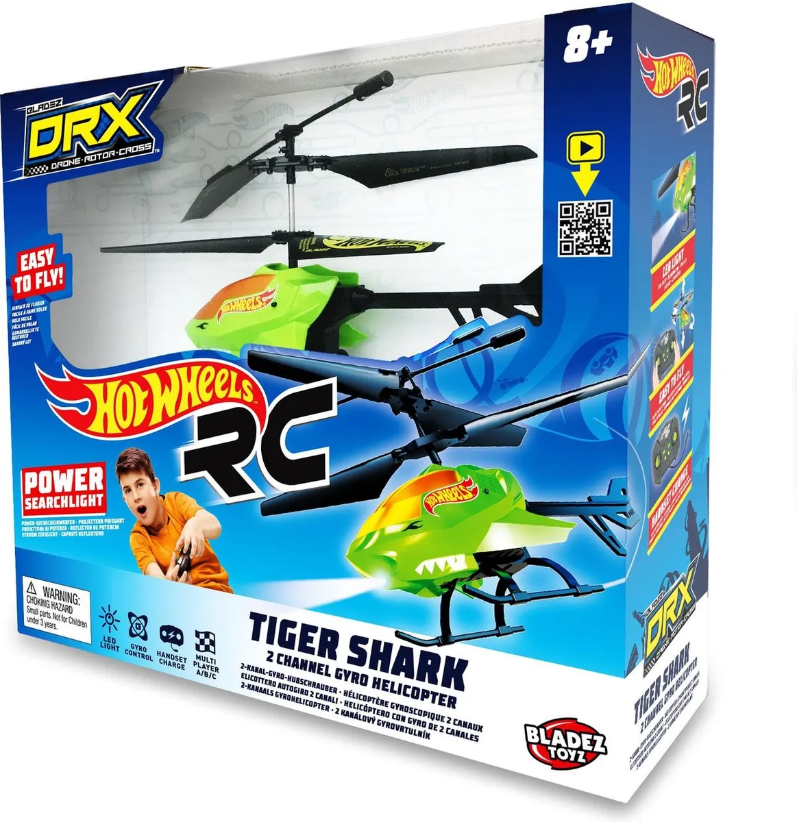 Mattel Hot Wheels DRX Tiger Shark Helicopter