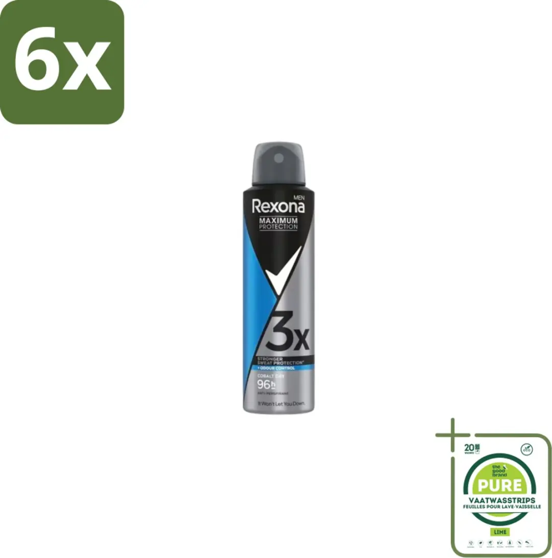 Rexona Maximum Protection Cobalt Dry Deodorant Spray 900ml