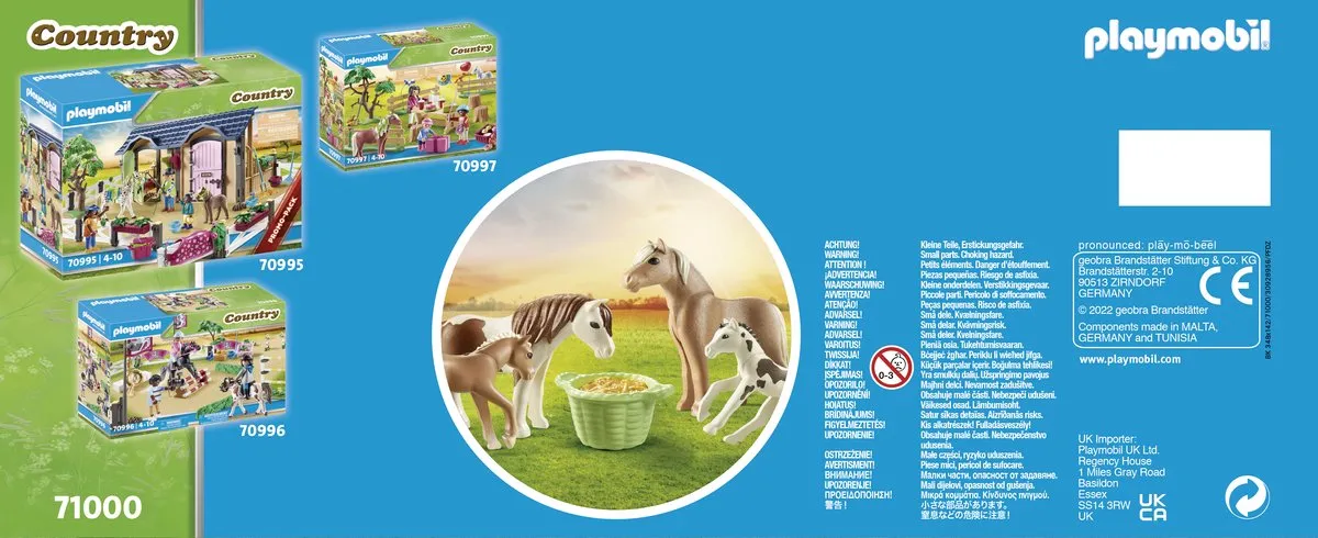 Playmobil Country IJslandse pony's met veulens 71000 - Multicolor - afbeelding 5 van 6