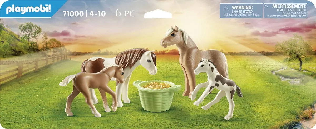 Playmobil Country IJslandse pony's met veulens 71000 - Multicolor - afbeelding 3 van 6