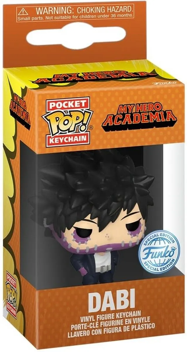 Funko Dabi Hideout My Hero Academia Sleutelhanger - Grijs