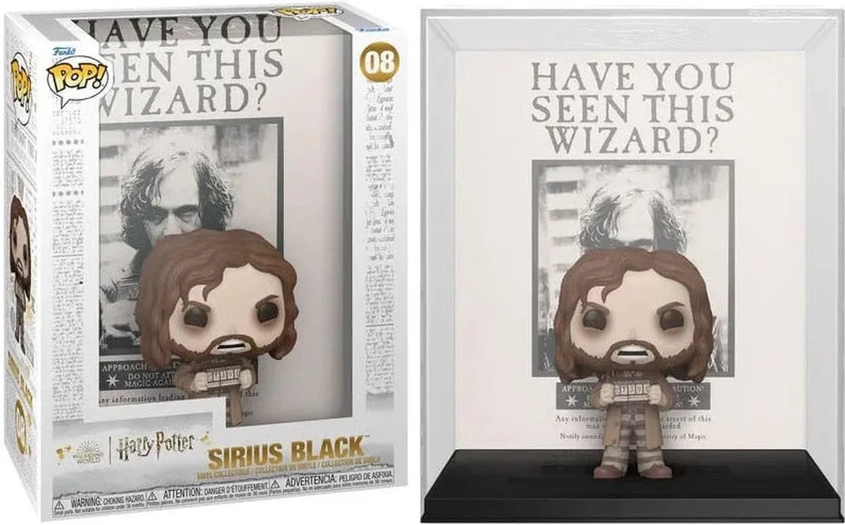 Funko Pop! Harry Potter Sirius Black Wanted Cover #08 - 76001 - afbeelding 3 van 6