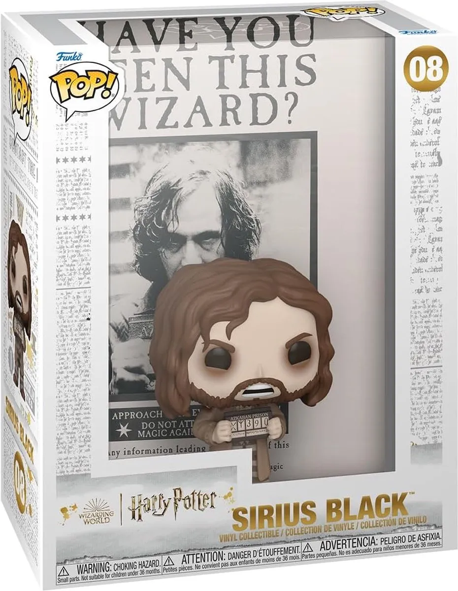 Funko Pop! Harry Potter Sirius Black Wanted Cover #08 - 76001 - afbeelding 4 van 6