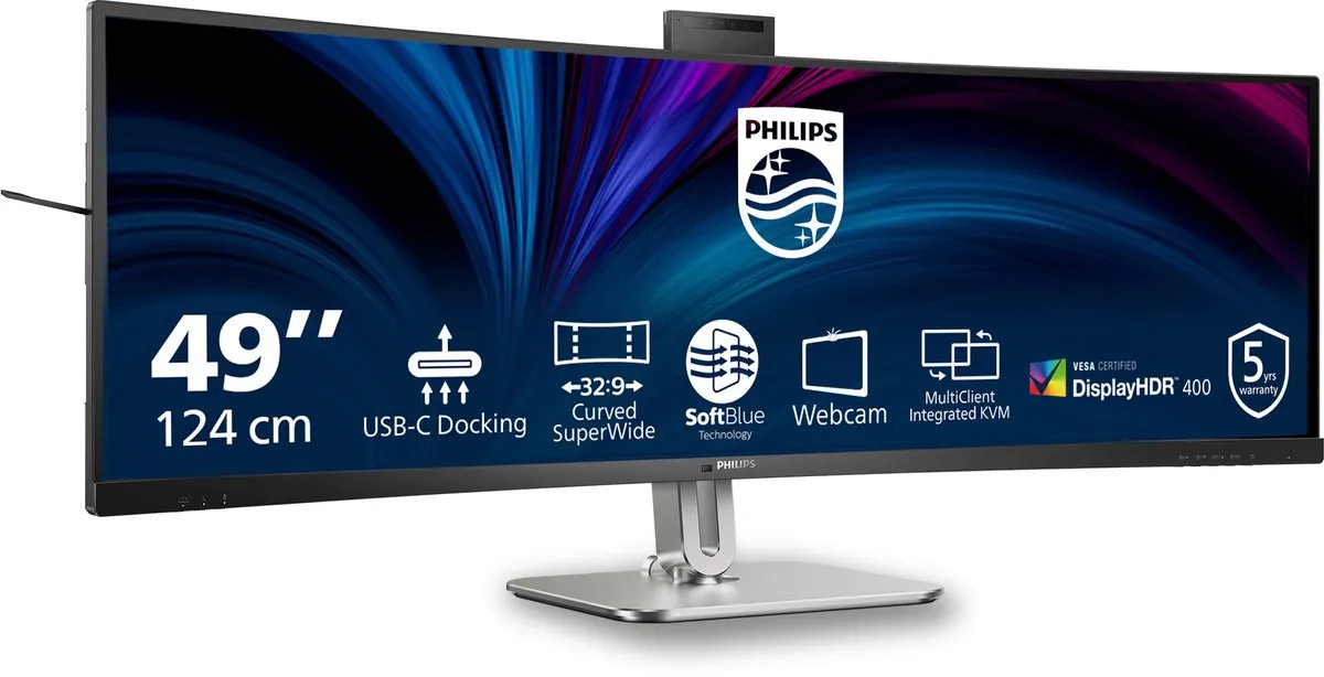 Philips 49B2U6900CH Ultrawide Monitor 49" - USB-C 100W KVM HDR400 - afbeelding 6 van 6