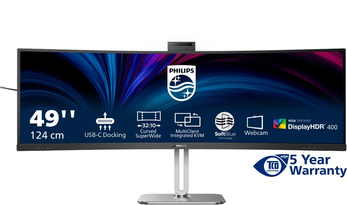 Philips 49B2U6900CH Ultrawide Monitor 49" - USB-C 100W KVM HDR400