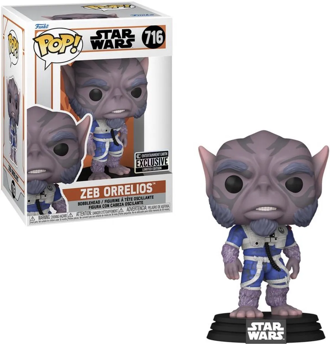 Funko Pop! Star Wars Zeb Orrelios #716