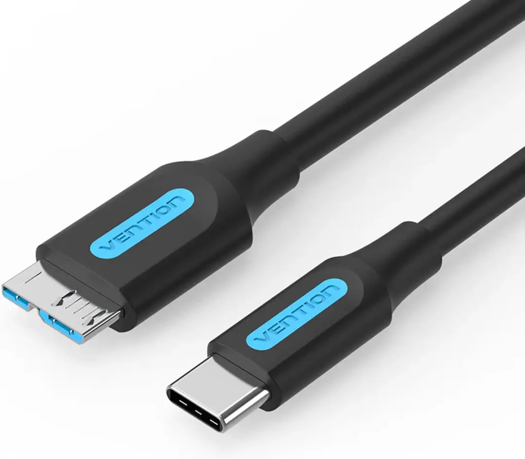Vention USB 3.0 C naar micro-B kabel 2A 0.5m - Zwart