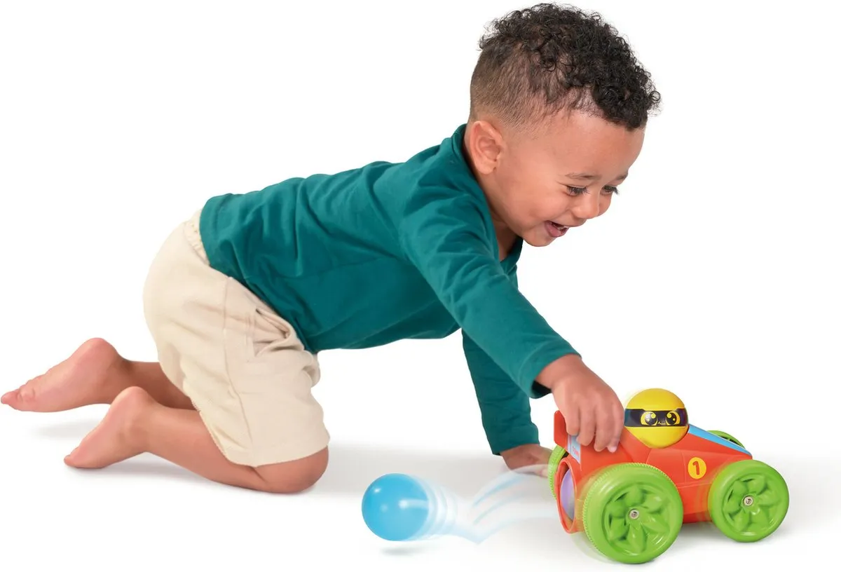 Tomy Pop & Go Racewagen - Rood