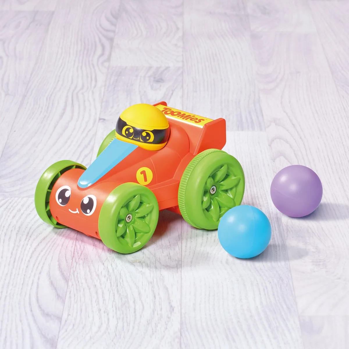 Tomy Pop & Go Racewagen - Rood