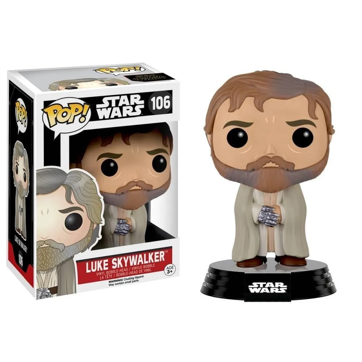 Funko POP Star Wars Luke Skywalker Bearded 10cm - Multi - afbeelding 2 van 3