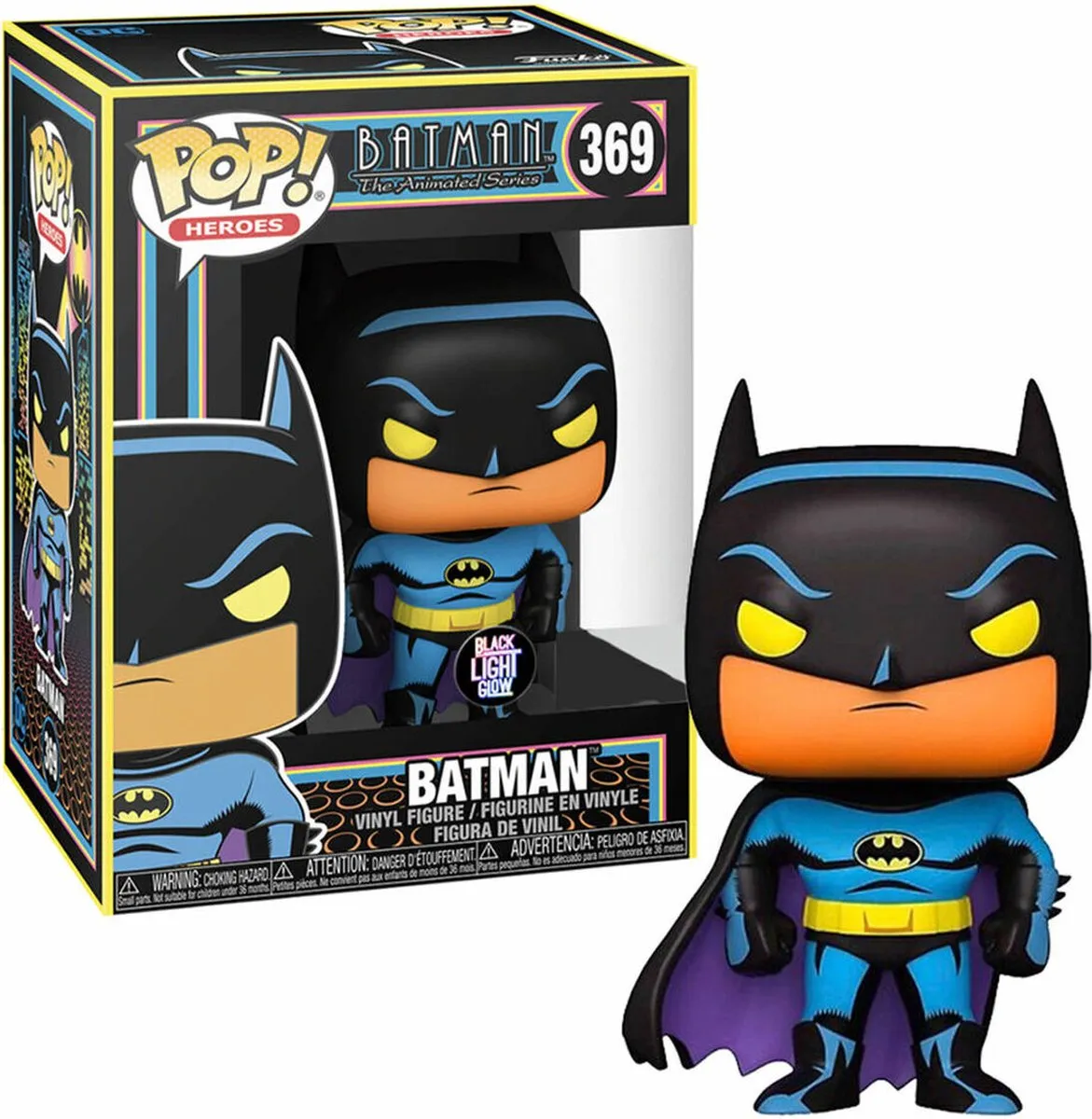 Funko Pop Heroes DC Batman Black Light - afbeelding 6 van 6