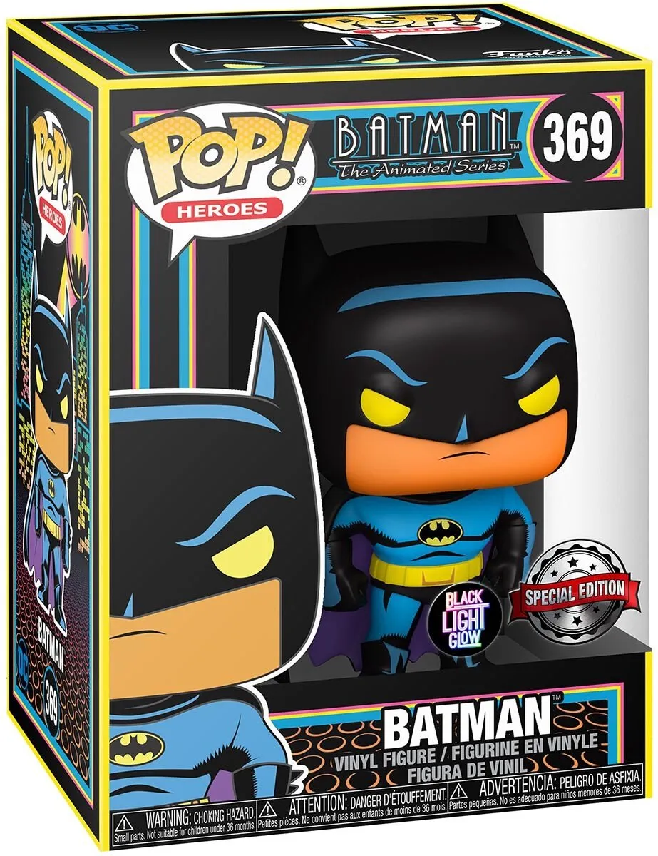 Funko Pop Heroes DC Batman Black Light